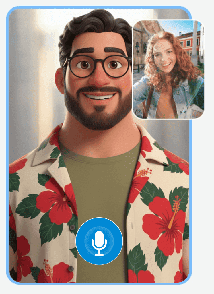 Travel conversation example